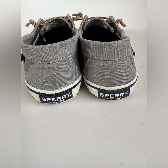 Sperry women’s size 6 topsider grey boat shoe sneaker memory foam - Picture 4 of 6
